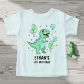 Dinosaur Birthday T-Shirt: Your Child's Custom 