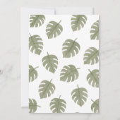 Dinosaur Birthday  Three Rex Boy 招待状 (裏面)