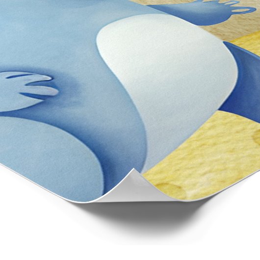 "Dinosaur Birthday Wall Decoration Room ポスター (角)