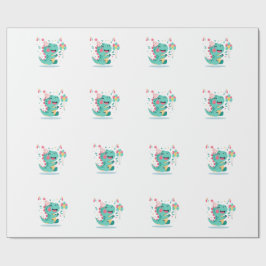 Dinosaur Birthday Wrapping Paper ラッピングペーパー