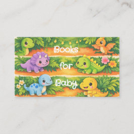 Dinosaur Books for Baby Enclosure Card エンクロージャーカード