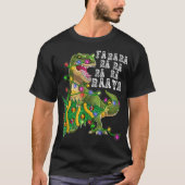 Dinosaur Christmas Fa Ra Rawr Tree Rex Boys Xmas G Tシャツ (正面)