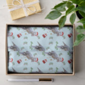 Dinosaur Christmas Tissue Paper 薄葉紙 (ギフト)