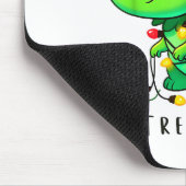 Dinosaur Christmas Tree Rex Pajamas Men Boys Xmas  マウスパッド (コーナー)