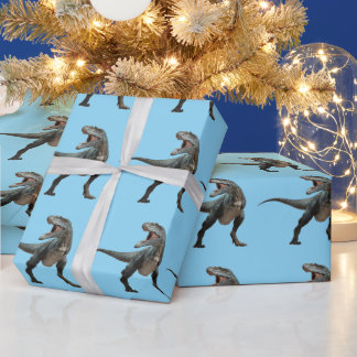 DINOSAUR CHRISTMAS WRAPPING PAPER ラッピングペーパー