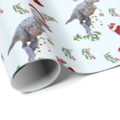Dinosaur Christmas Wrapping Paper Roll ラッピングペーパー (ロールコーナー)