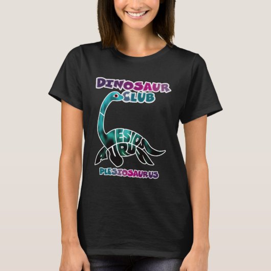 DINOSAUR CLUB PLESIOSAURUS Tシャツ (正面)