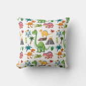 Dinosaur cushion kids dinosaur pillow クッション (正面)