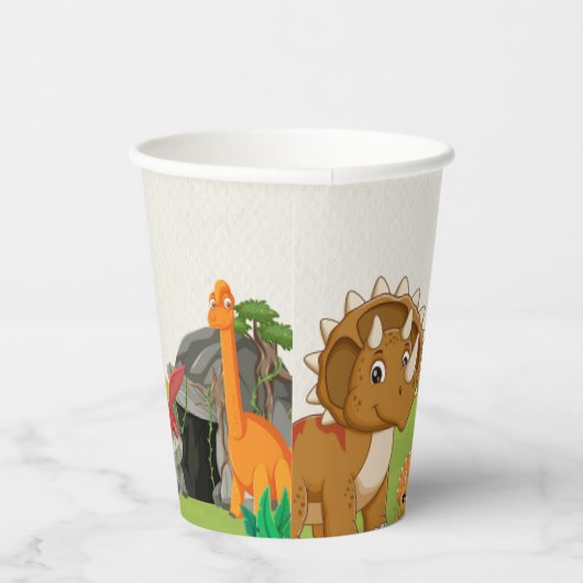 Dinosaur Dig Dino Birthday Party Cups 紙コップ (右)