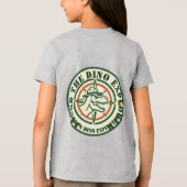 Dinosaur Dino Explorer トライブレンドＴシャツ (裏面)