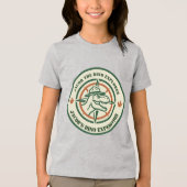 Dinosaur Dino Explorer トライブレンドＴシャツ (正面)