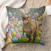 Dinosaur Easter Bunny クッション (ブランケット)