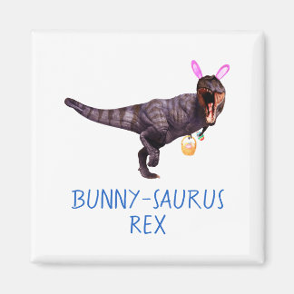 Dinosaur Easter Bunny T Rex Tyrannosaurus Funny T  マグネット
