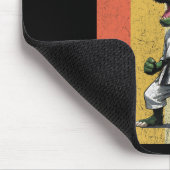 Dinosaur Fans Brave Karate Pride Courage Strength  マウスパッド (コーナー)