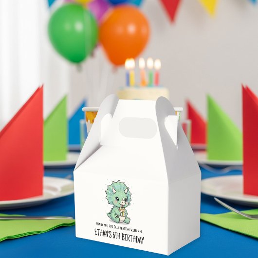 Dinosaur Favor Boxes - You Personalize Them フェイバーボックス