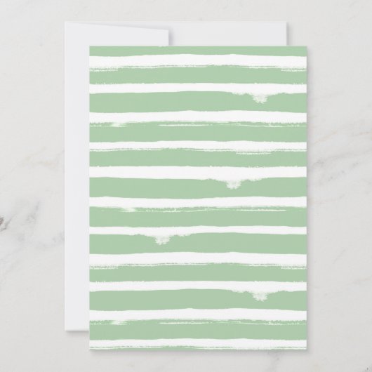 Dinosaur First Birthday Cute Dino Invitation  招待状 (裏面)