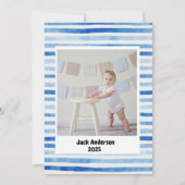 Dinosaur First Birthday, Skateboard Dinos 1 st  招待状 (裏面)