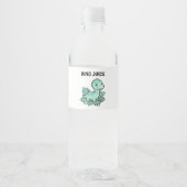 Dinosaur Food & Drink Labels Set- You Personalize! ペットボトルラベル (正面)