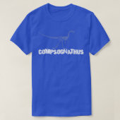 Dinosaur Fossil skeleton Compsognathus  Tシャツ (デザイン正面)