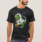 Dinosaur Ghost Trick Roar Treat Halloween Dinosaur Tシャツ (正面)