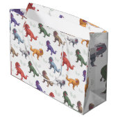 Dinosaur Gift Bag ラージペーパーバッグ (裏面アングル)