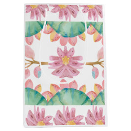 Dinosaur Gift Bag for Girls ミディアムペーパーバッグ