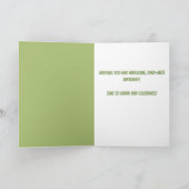 Dinosaur Grandson Birthday Card カード (内部)