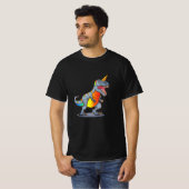 Dinosaur Halloween Unicorn Costume Tシャツ (正面フル)
