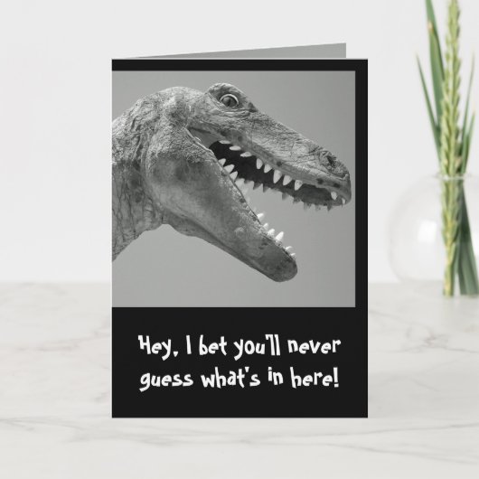 Dinosaur Humor カード (正面)