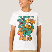 Dinosaur I’m Ready to Crush 4th Grade  Tシャツ (正面)