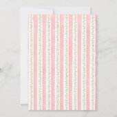 Dinosaur It's a Girl Dinosaur Baby Shower 招待状 (裏面)