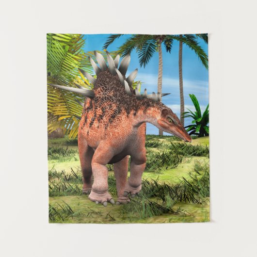 Dinosaur Kentrosaurus タペストリー (正面)