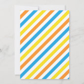 Dinosaur Kids Birthday Invitation 招待状 (裏面)