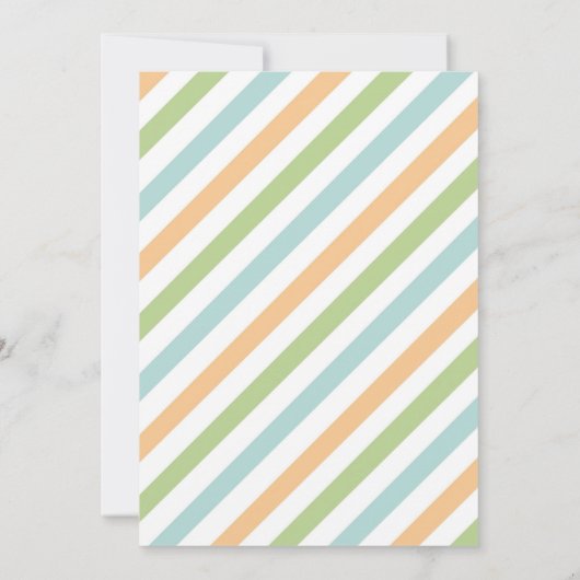 Dinosaur Kids Birthday Party Invitation 招待状 (裏面)