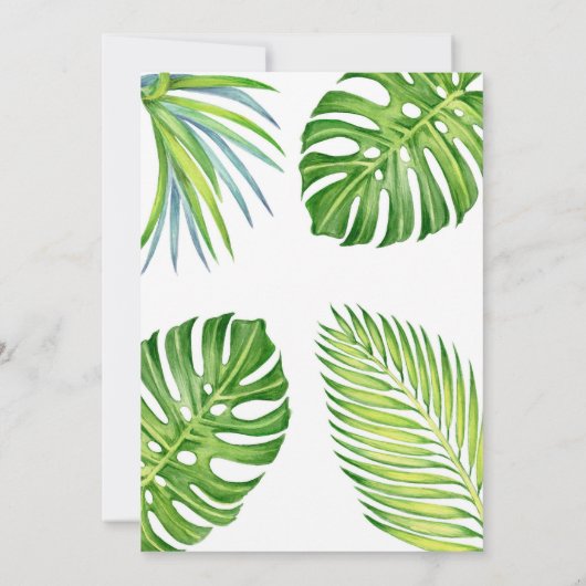 Dinosaur Kids Birthday Party Invitation 招待状 (裏面)