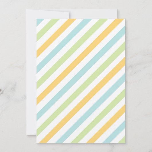 Dinosaur Kids Birthday Party Invitation 招待状 (裏面)