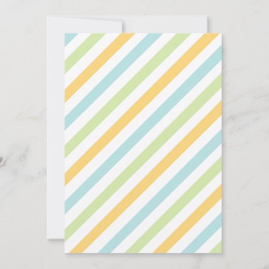 Dinosaur Kids Birthday Party Invitation 招待状 (裏面)