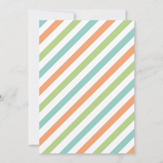 Dinosaur Kids Birthday Party Invitation 招待状 (裏面)