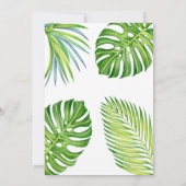 Dinosaur Kids Birthday Party Invitation 招待状 (裏面)