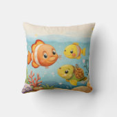 Dinosaur Kids Pillow | Cute Dino Explorers クッション (裏面)