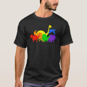 Dinosaur LGBT Rex Dino Gay Pride Lesbian Transgend Tシャツ (正面)