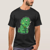 Dinosaur Lover Cute Triceratops Tシャツ (正面)