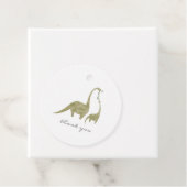 Dinosaur Mama Baby Shower フェイバータグ (インサイチュ)