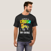 Dinosaur Monster Truck I'm Ready To Crush 3rd Grad Tシャツ (正面フル)