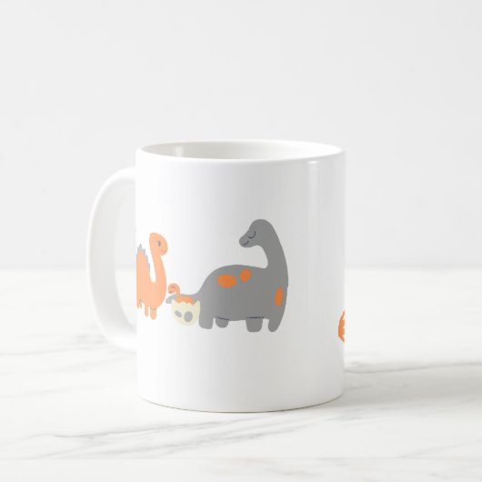 Dinosaur Mug コーヒーマグカップ (正面左)