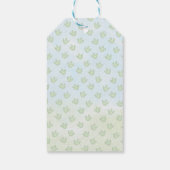 Dinosaur One-A-Saurus 1st Birthday Thank You ギフトタグ (裏面)