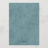 Dinosaur One-A-Saurus 1st First Birthday Party 招待状 (裏面)