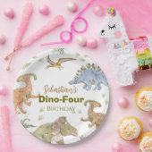Dinosaur Paper Plates Birthday Boy Party ペーパープレート (パーティー)