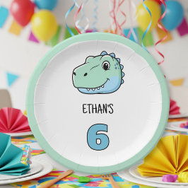 Dinosaur Paper Plates | Dino Theme Party Plates ペーパープレート