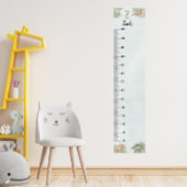 Dinosaur Personalized Name Monogram Z Growth Chart ポスター